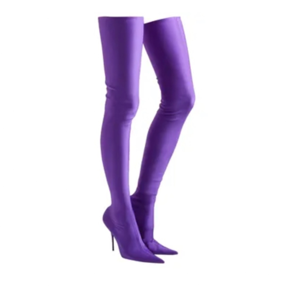 Balenciaga Knife Boots Thigh High Style